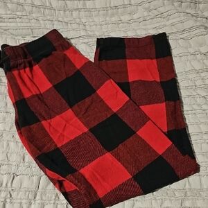 Old Navy Red and Black Checkered Pajama Pants